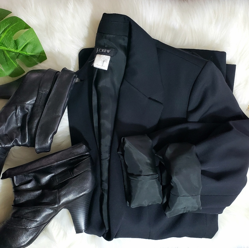 J.Crew Two Button 100% Wool - image 2